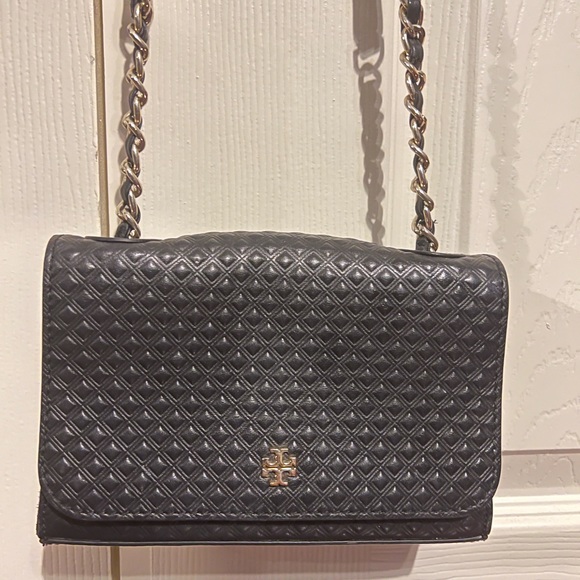 ***TORY BURCH BLACK CROSSBODY*** - Picture 1 of 5